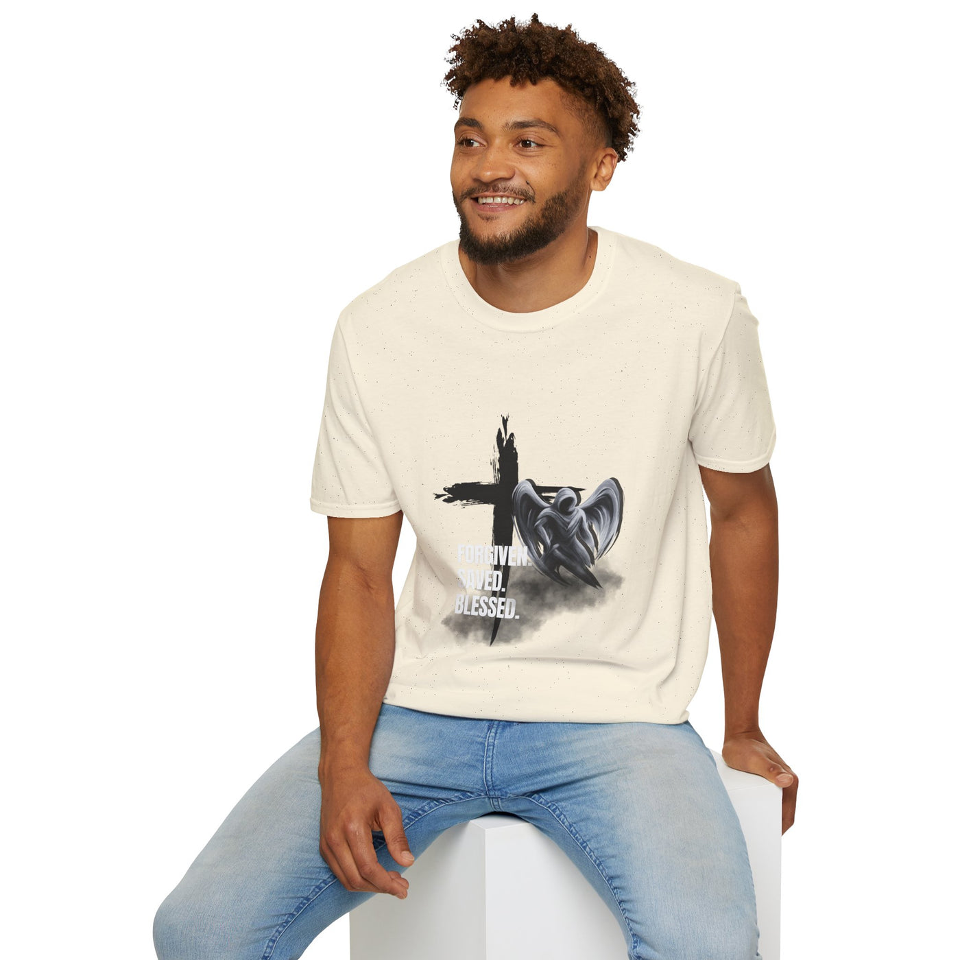 Blessed Faith Unisex Softstyle T-Shirt  Jesus