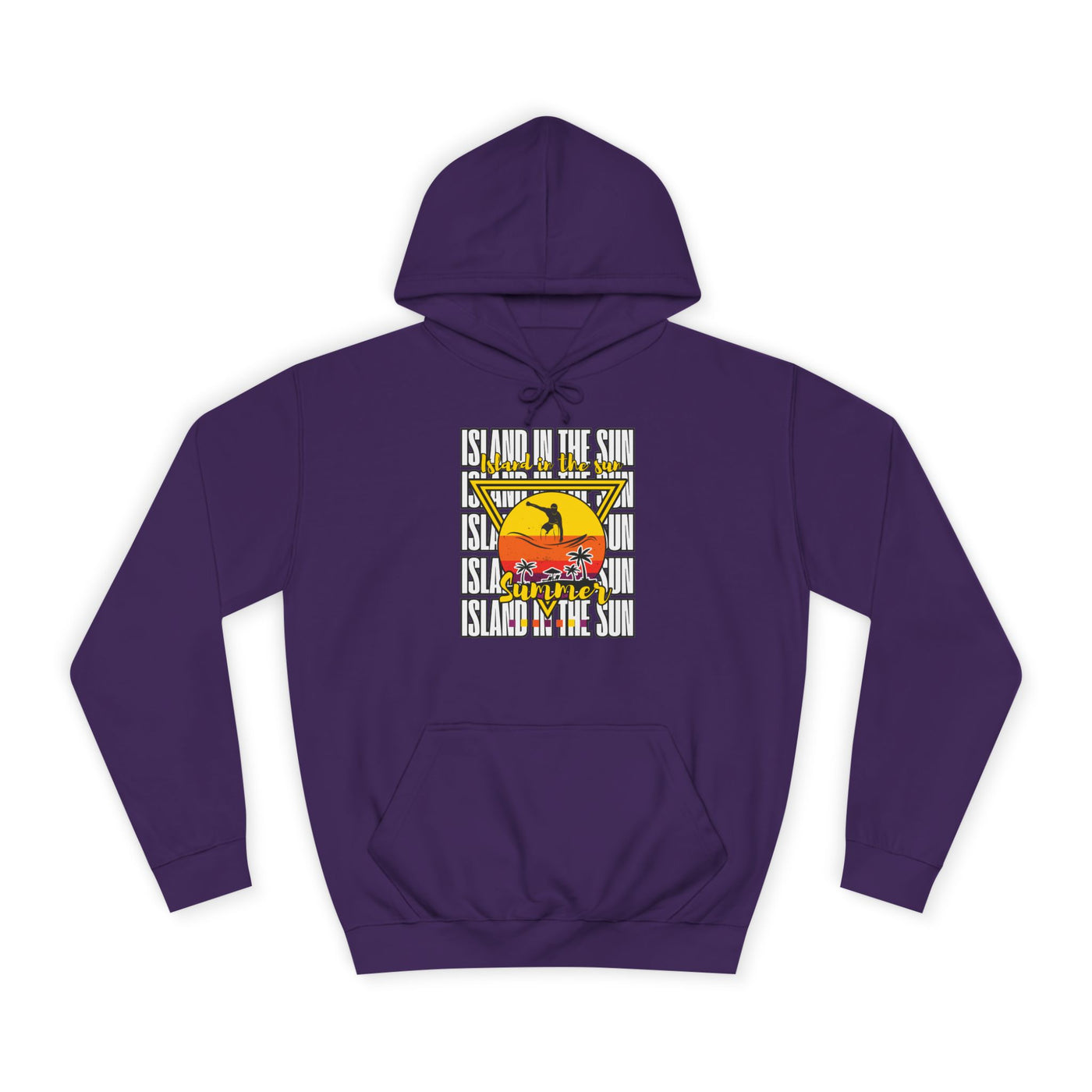 Vibrant College Spirit Hoodie, Unisex College Hoodie