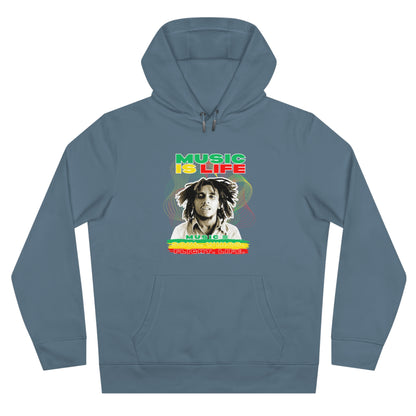 Music Is Life King Hooded Sweatshirt | Perfect for music lovers