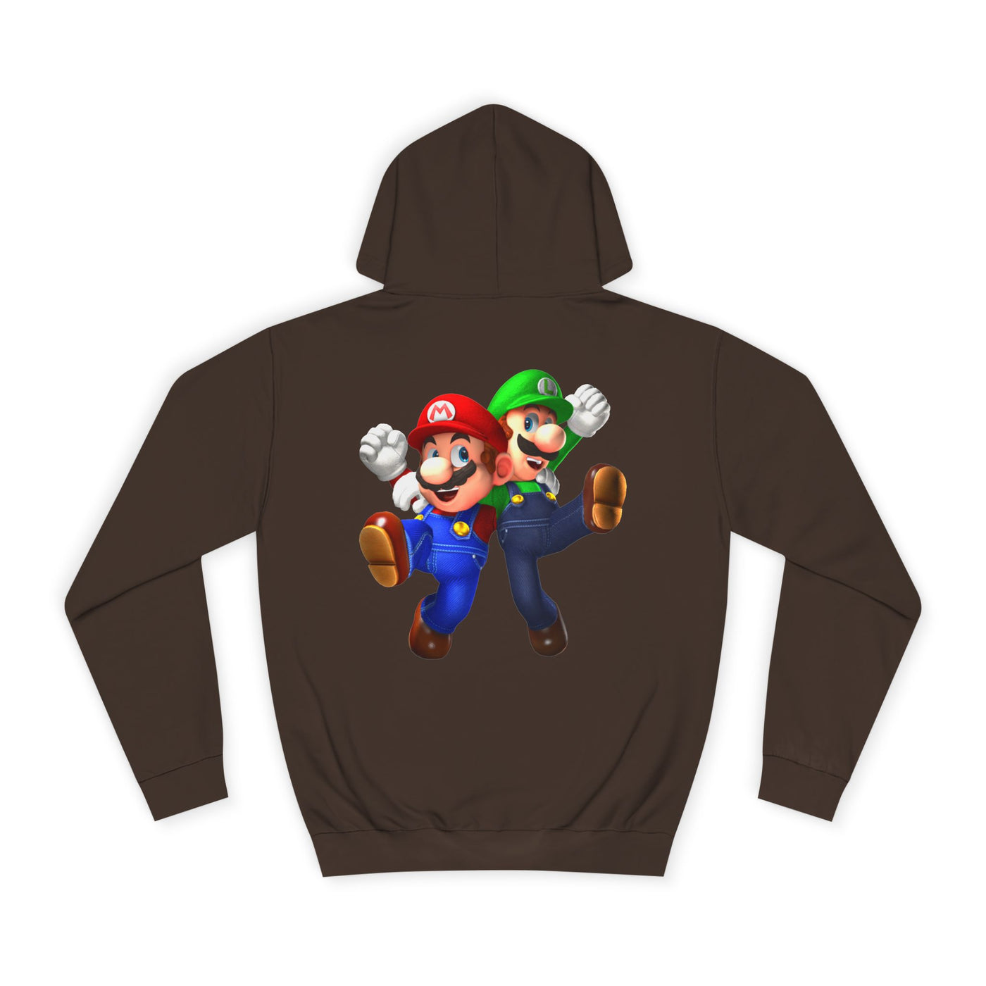Super Bros College Hoodie, Unisex Gaming Hoodie