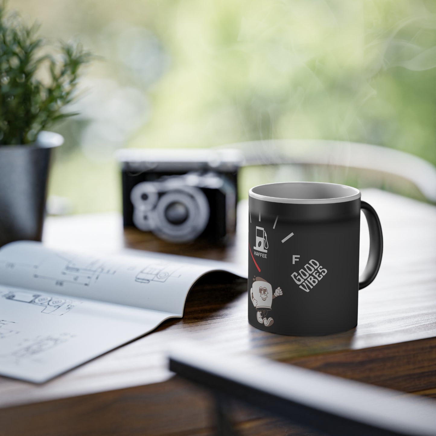 Good Vibes /Chaos Kaffe Tasse Magic Mug - 11oz Coffee Cup for Positive Energy