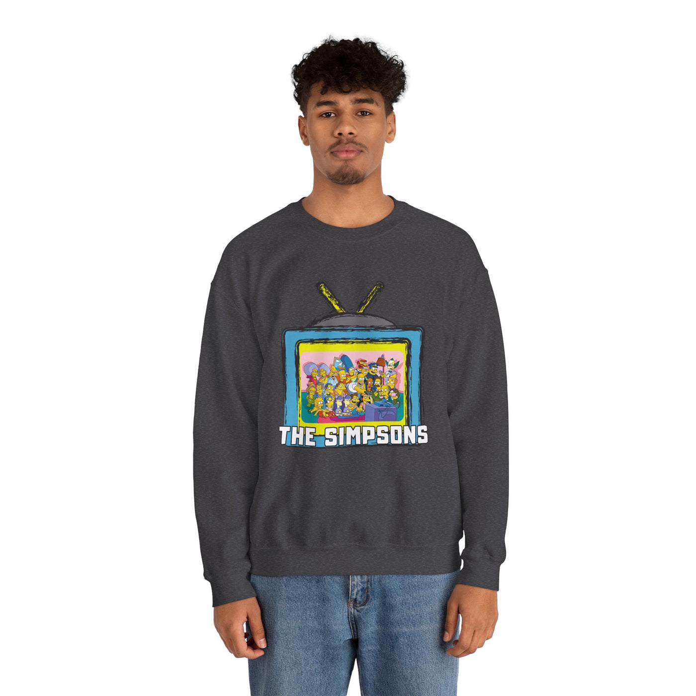 The Simpsons Unisex Heavy Cotton Sweatshirt