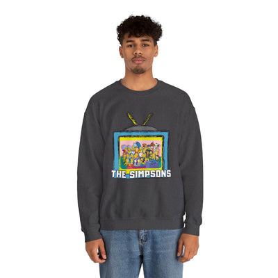 The Simpsons Unisex Heavy Cotton Sweatshirt