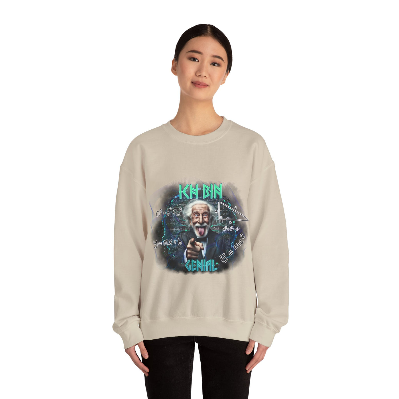 Sweatshirt 'ICH BIN GENIAL' unisex