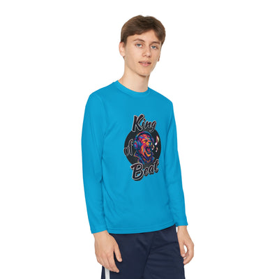 King of Beat Youth Long Sleeve Tee - Perfect for Young Musicians! 