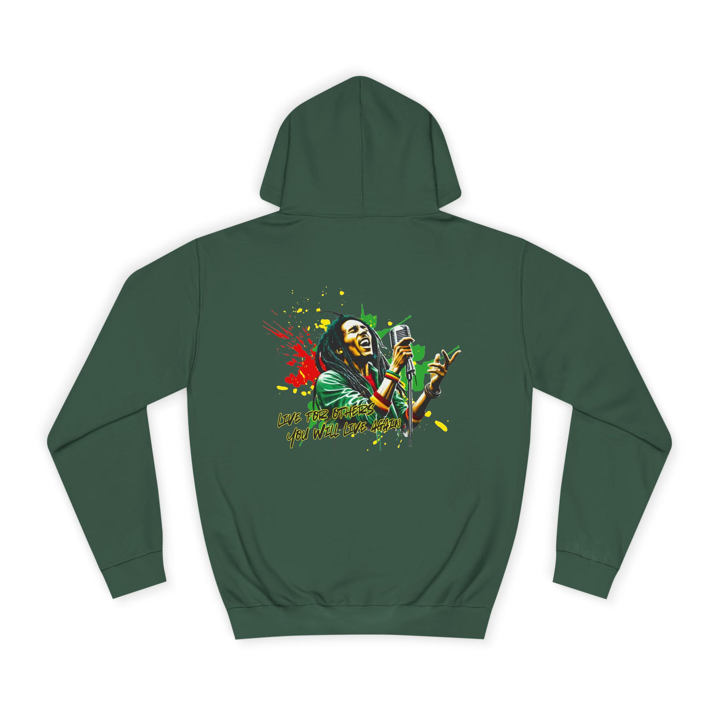 Live for others B  o  b   M a r l e y Hoodie