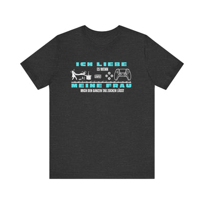 Ich Liebe Meine Frau T-Shirt - Unisex Jersey Tee for Gamers