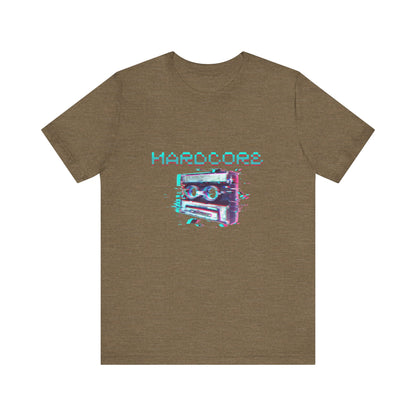Techno - Hardcore Never Dies - Retro Graphic Tee, 90s Aesthetic Shirt unisex