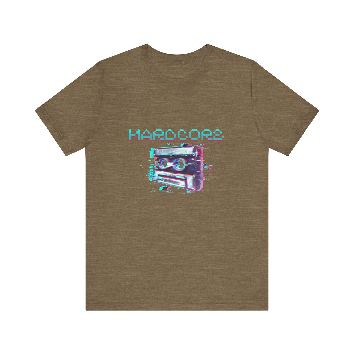 Techno - Hardcore Never Dies - Retro Graphic Tee, 90s Aesthetic Shirt unisex