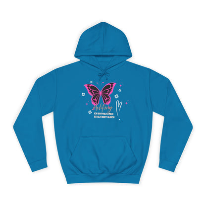 Hoodie Achtung ich entfalte mich - es glitzert gleich