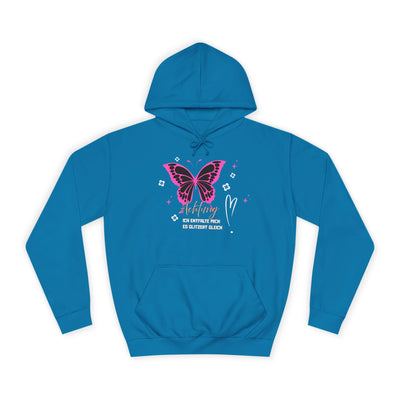Hoodie Achtung ich entfalte mich - es glitzert gleich