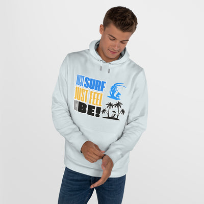 Just Surf Hooded Sweatshirt - Perfect for Beach Lovers and Surf Enthusiasts