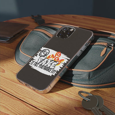 Handyhülle Fake till you make it - Clear Silicone Phone Cases,
