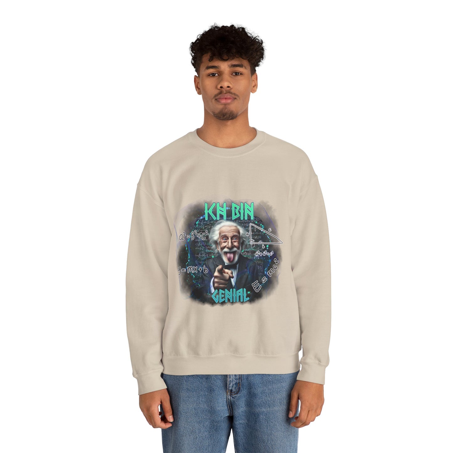 Sweatshirt 'ICH BIN GENIAL' unisex