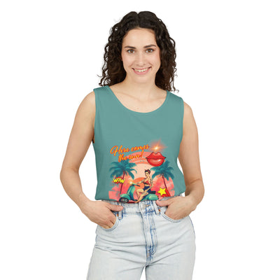 Retro Summer Vibes Tank Top Here comes the sun