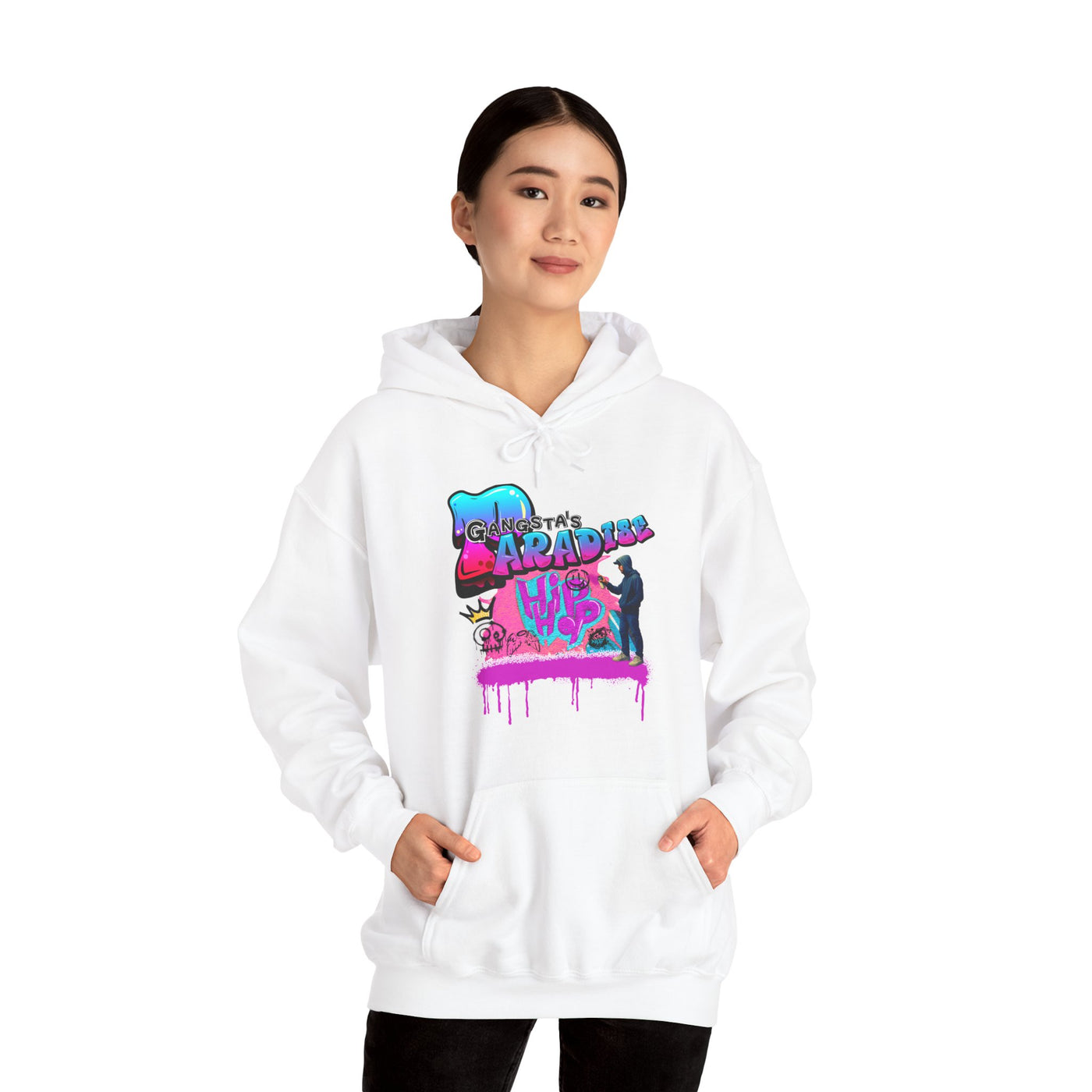 Hoodie Hip Hop Graffiti Design