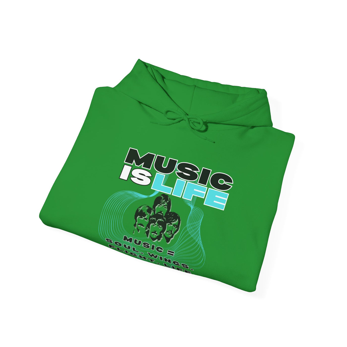 Music is Life Hoodie - Unisex Heavy Blend™ Sweatshirt