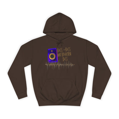 Bass, Bass wir brauchen Bass! Audio Vibes Hoodie | Unisex