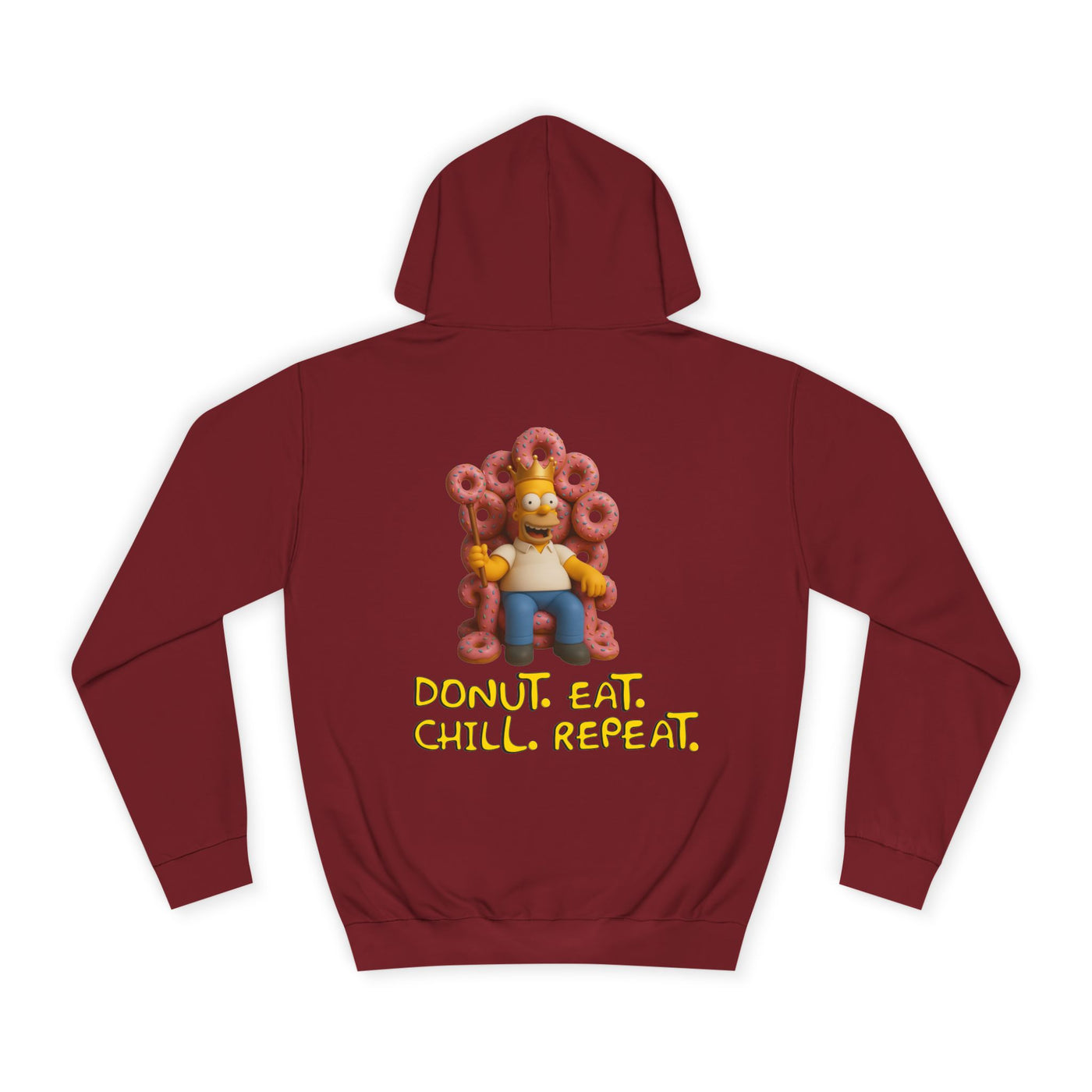 Funny Donut Lover Hoodie, Unisex College Hoodie, The Simpsons