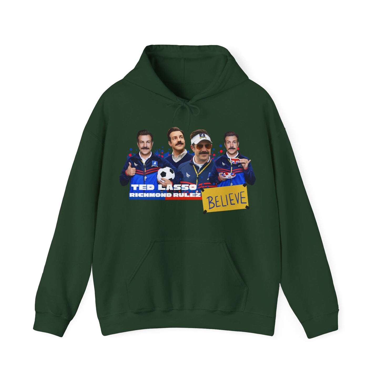 Ted Lasso "Believe" Hooded Sweatshirt - Unisex Heavy Blend™