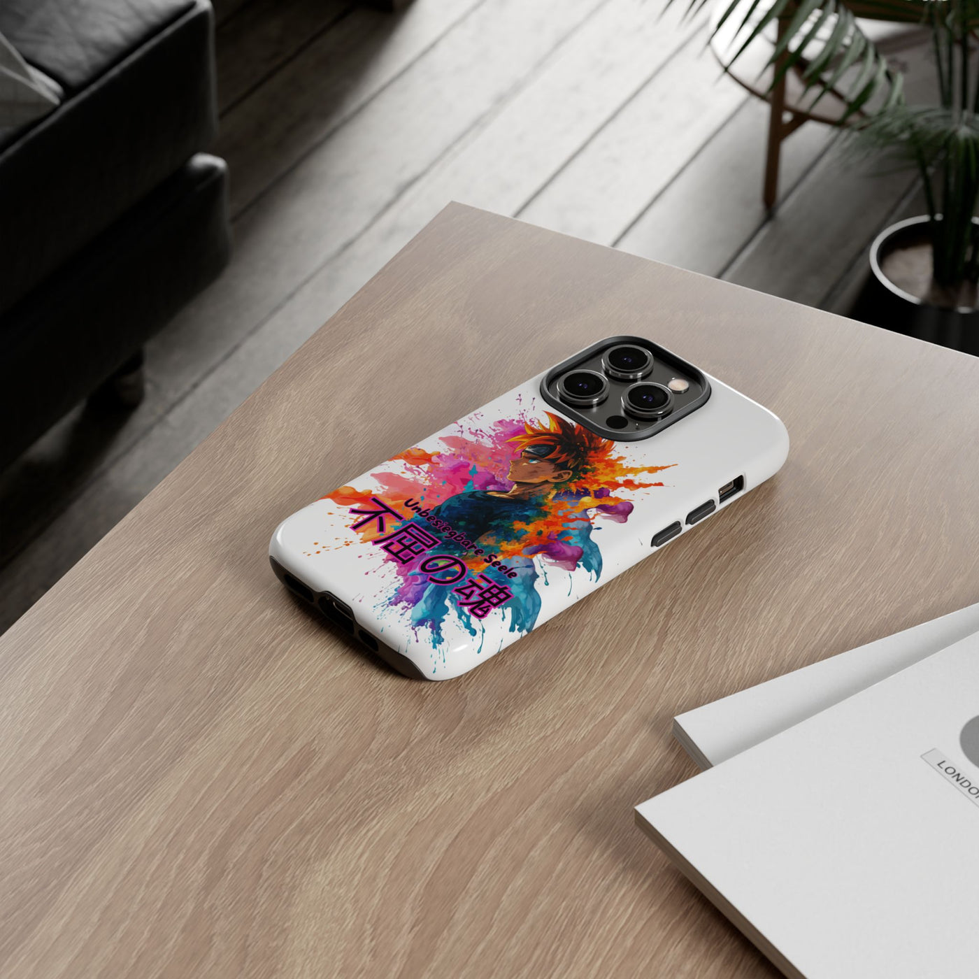 "unbesiegbare Seele" Tough Cases - Colorful Anime Phone Case Handyhülle