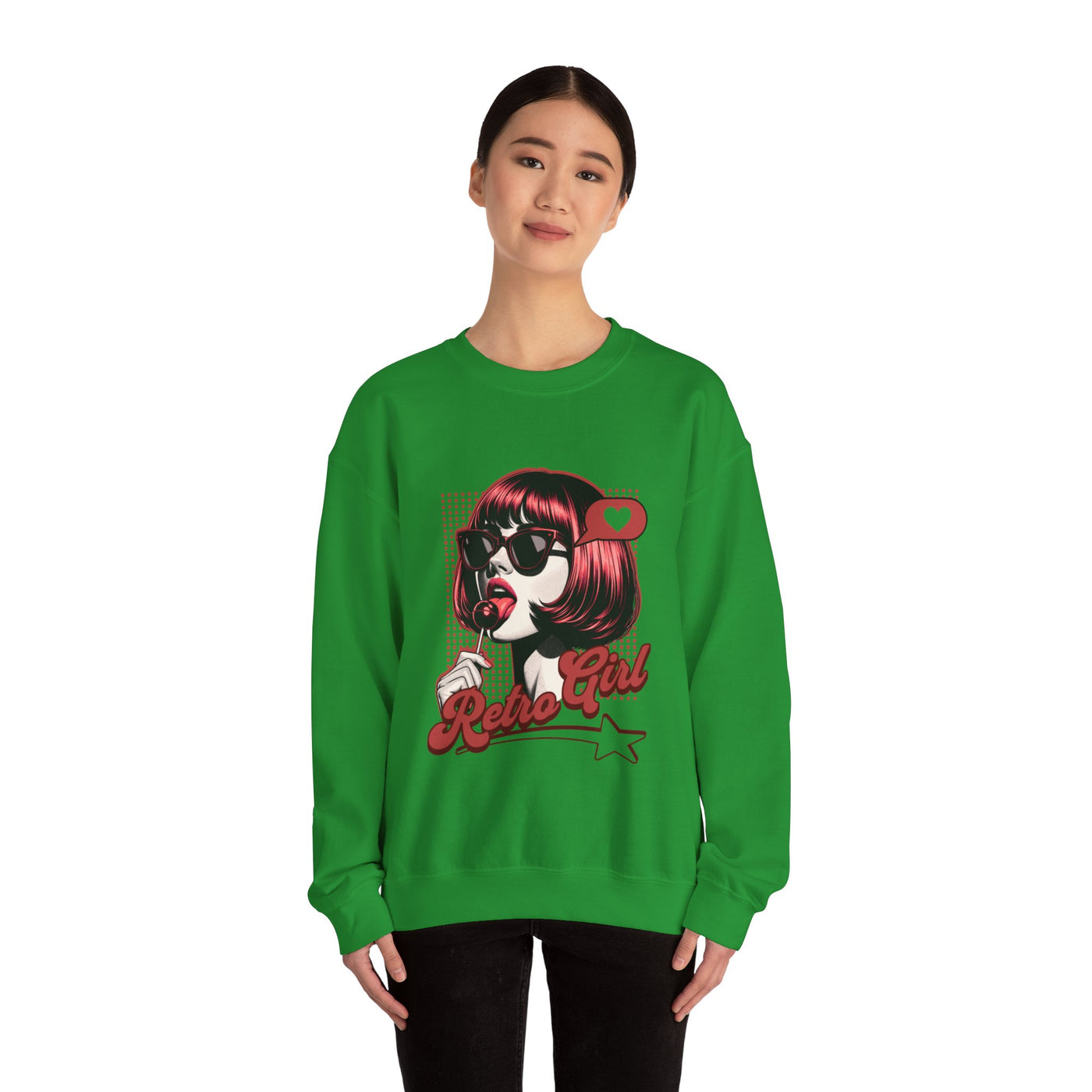 Retrogirl  Pop Art Women's Sweatshirt
