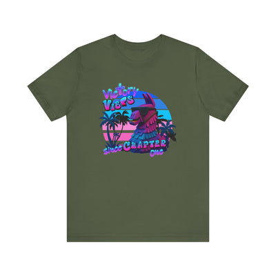 Retro Fortnite Vibe Unisex Short Sleeve Tee - 'Victory' Chapter One Graphic
