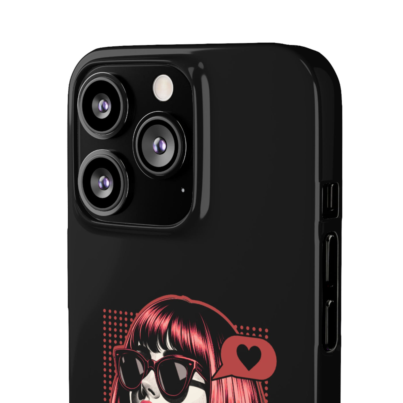 Retro Girl Snap Case Handyhülle