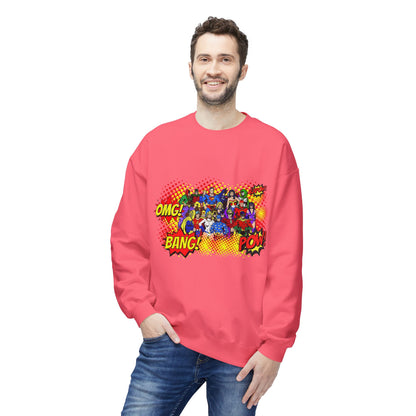 Comic Helden Graphic Sweatshirt, Superhero