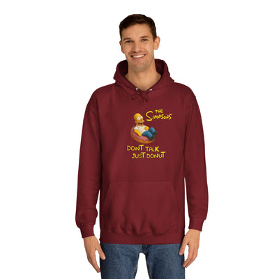 Funny Donut Lover Hoodie, Unisex College Hoodie, The Simpsons