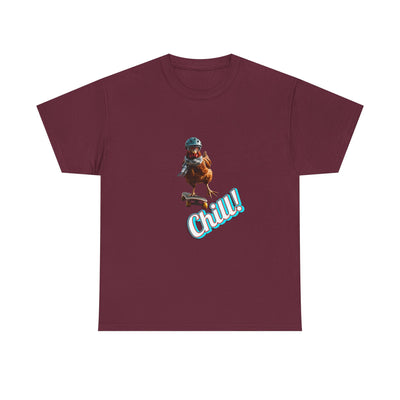 Chill Skateboarding Chicken Shirt