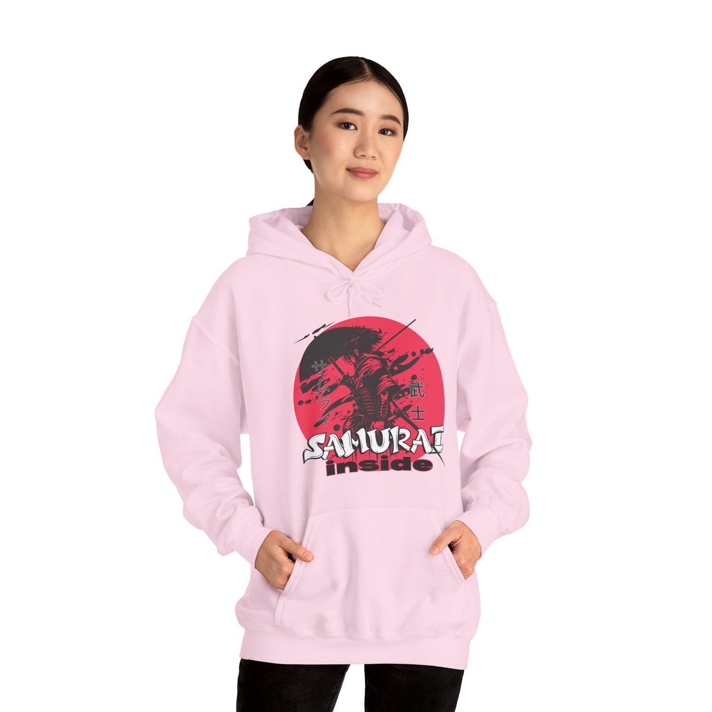 Samurai Inspired Hoodie, Cozy Streetwear,