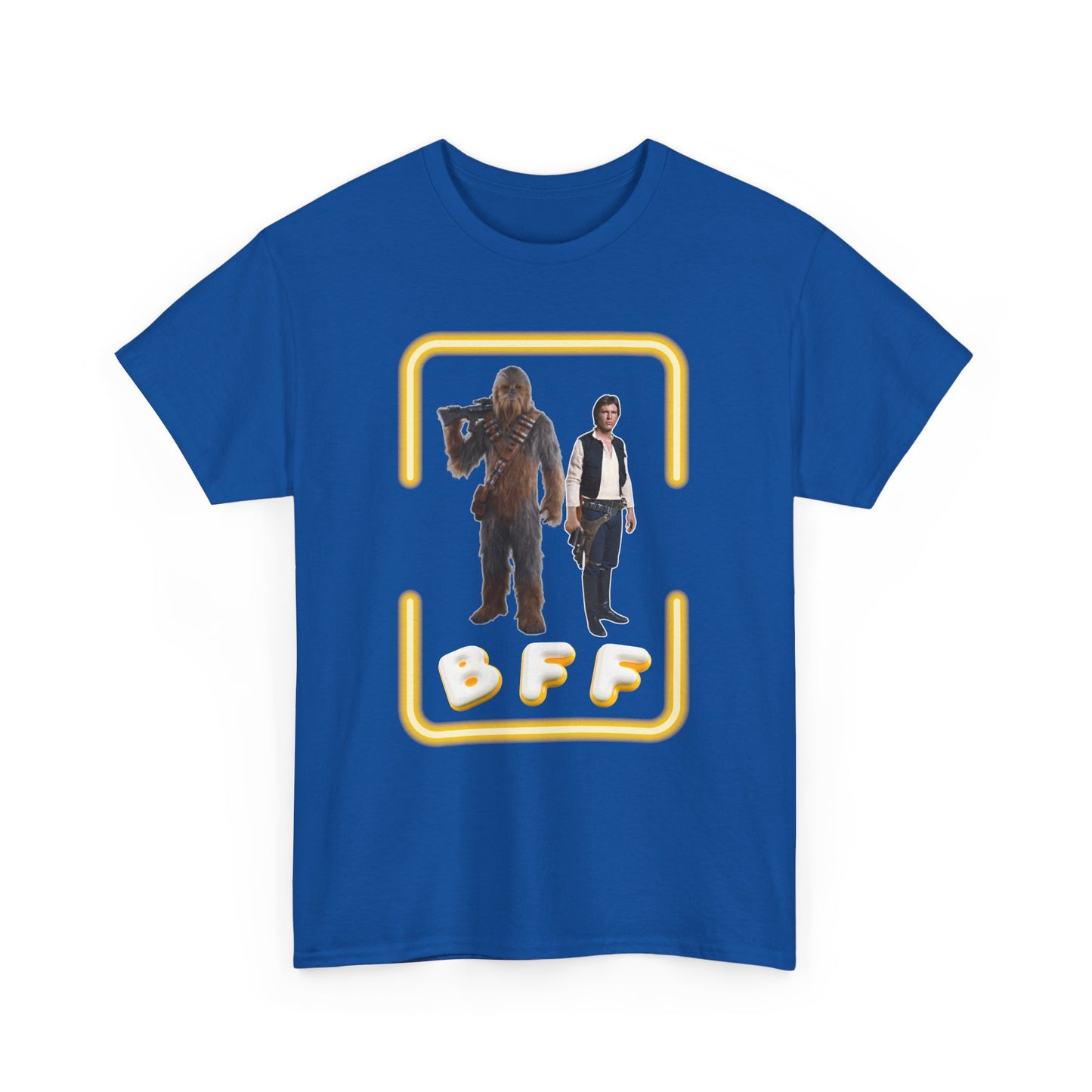 BFF Chewbacca & Han Solo Unisex Heavy Cotton Shirt