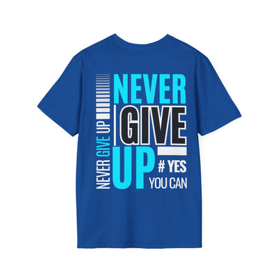 Unisex T-Shirt - Quit talking and start doing - Never give up...