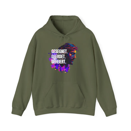 Jesus Colorful - with saying Blessed- Grounded - Celebrated