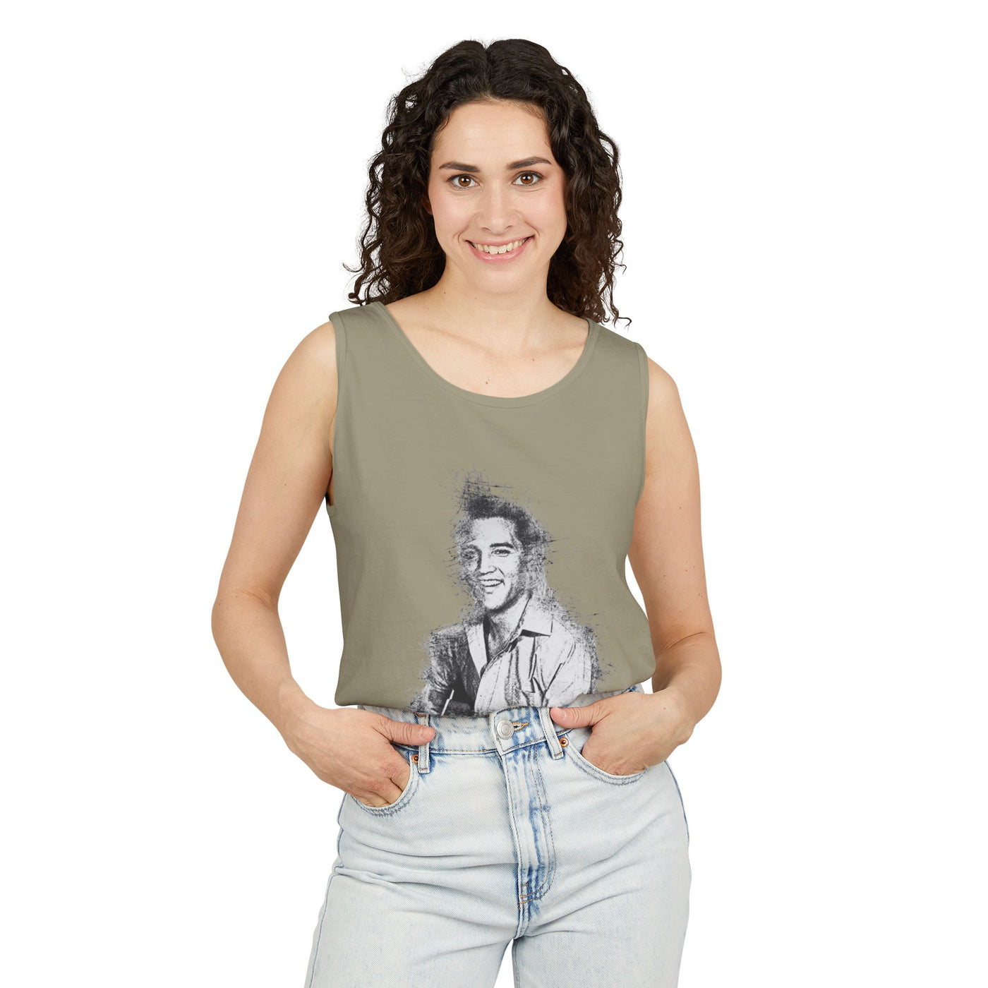 Tank Top - Elvis Presley Inspired Vintage Design