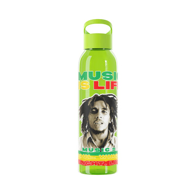 Bob Reggae- Music is Life Water Bottle, Wasserflasche