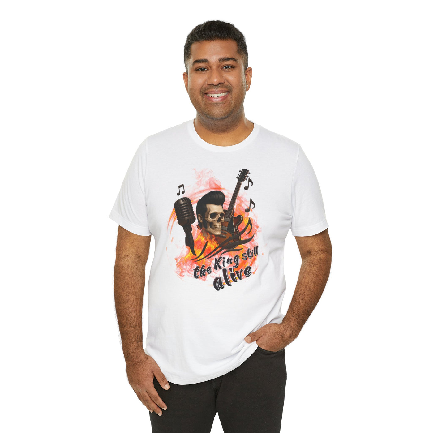 Music Vibes Unisex Jersey Tee - 'The King Still Alive' Graphic T-Shirt