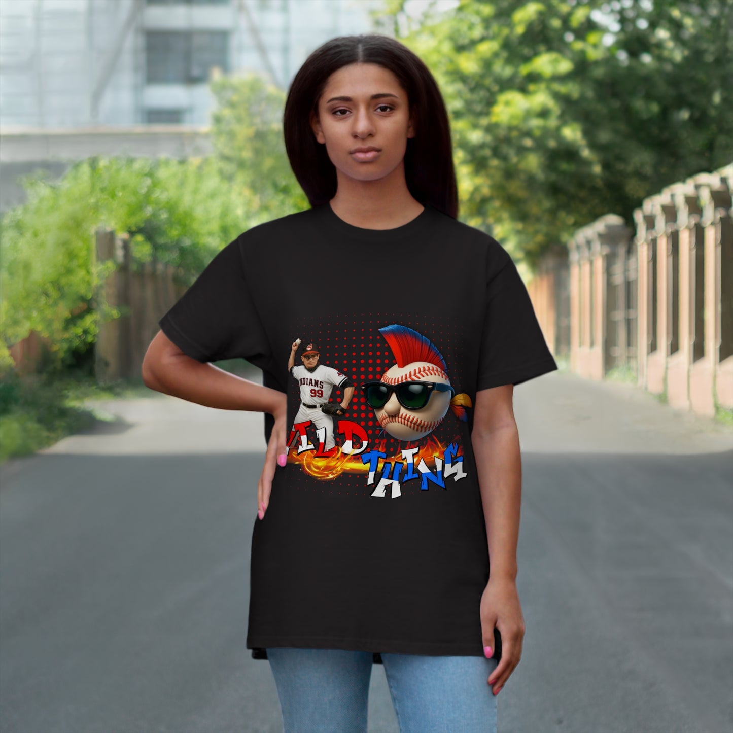Charlie Sheen Wild Thing  - Baseball Fan T-Shirt