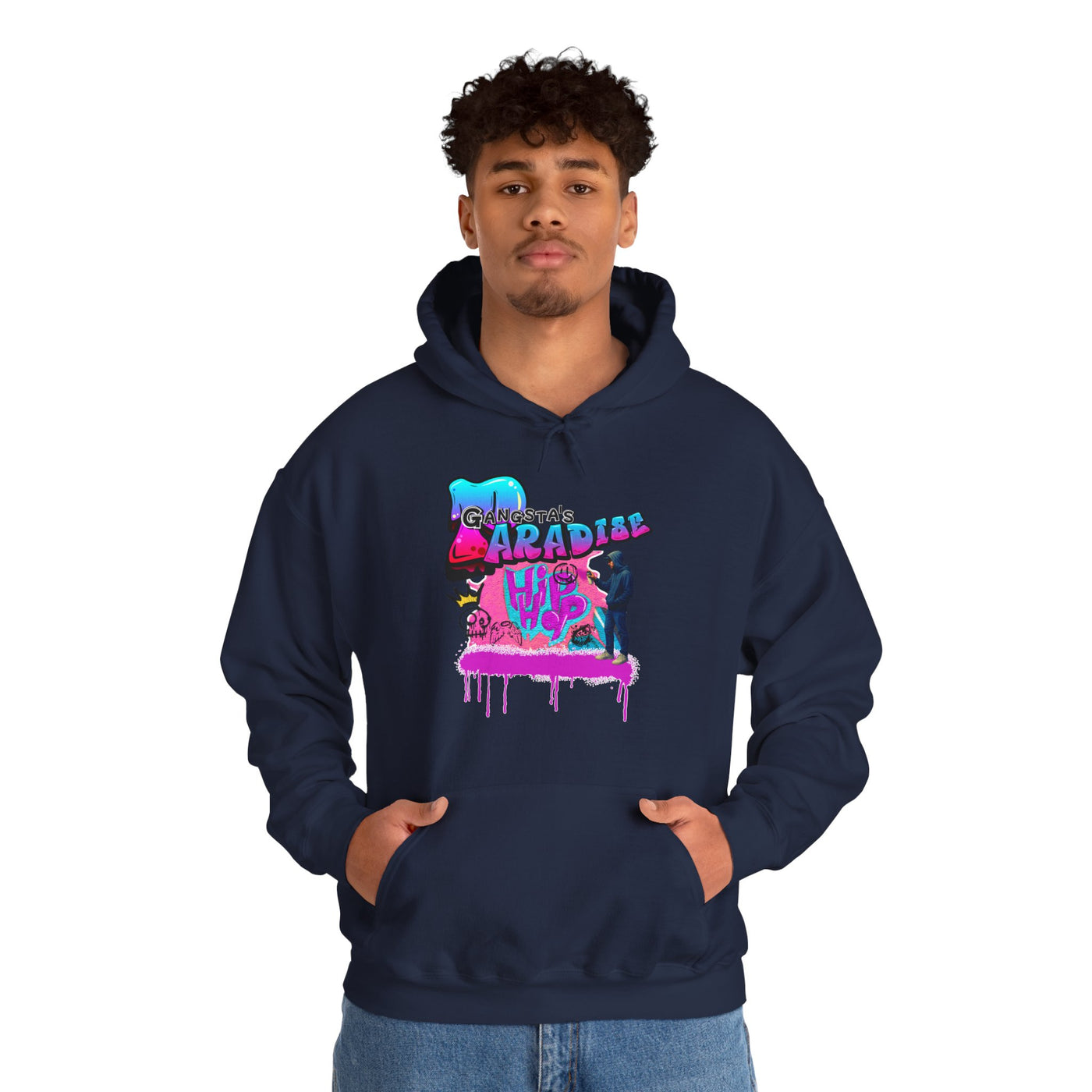 Hoodie Hip Hop Graffiti Design