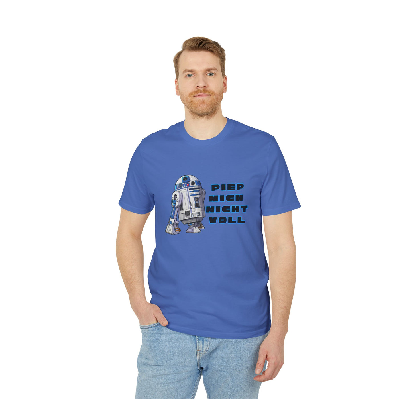 Unisex R2-D2 Graphic T-Shirt - "Piep mich nicht voll"