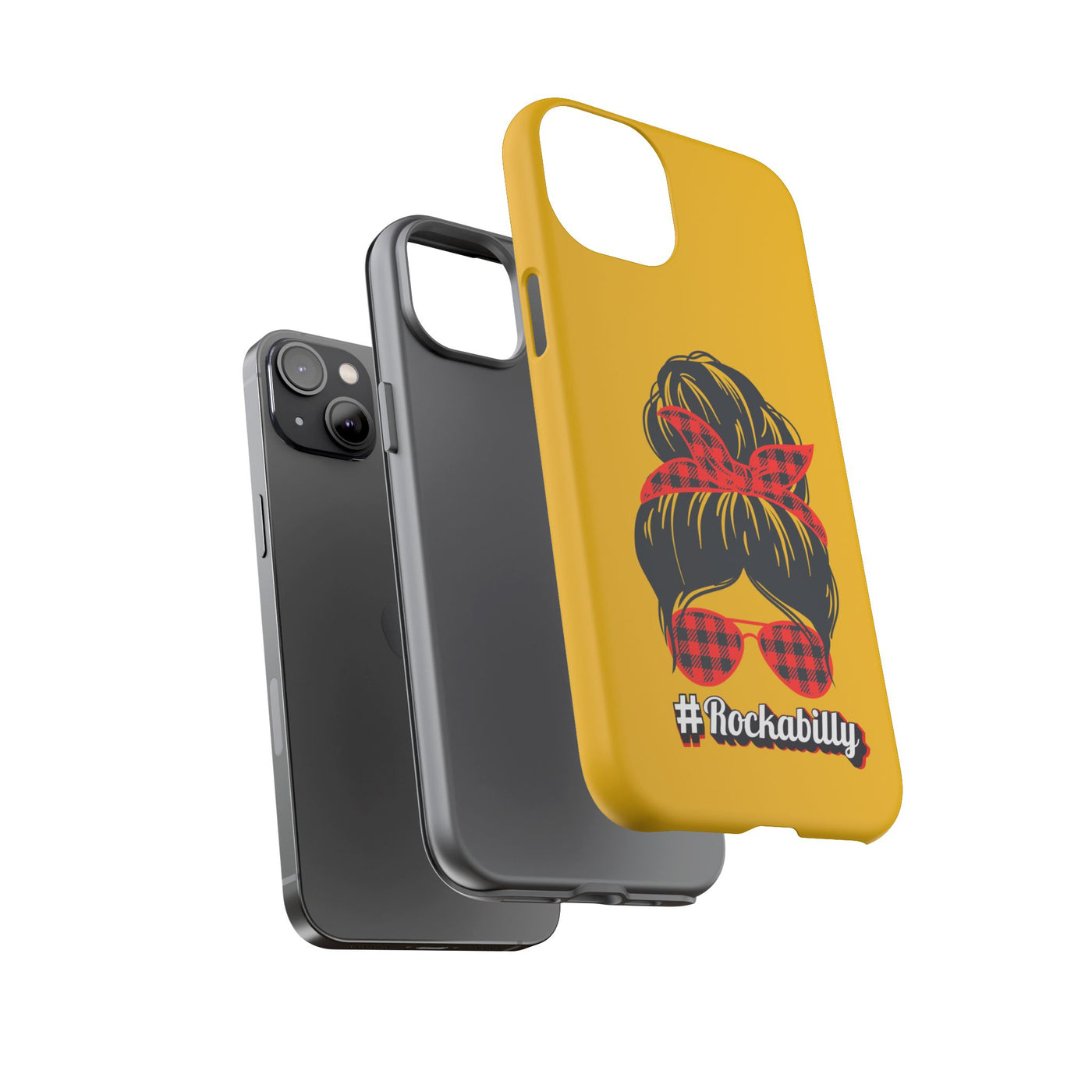 Handyhülle Rockabilly Phone Case, Vintage Scooter Design, Retro Style Cover