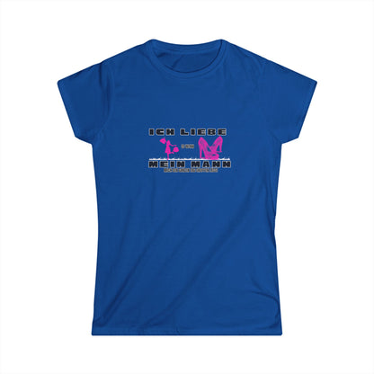 Ich Liebe Mein Mann - Unisex Jersey Short Sleeve Tee, Romantic German Love Shirt