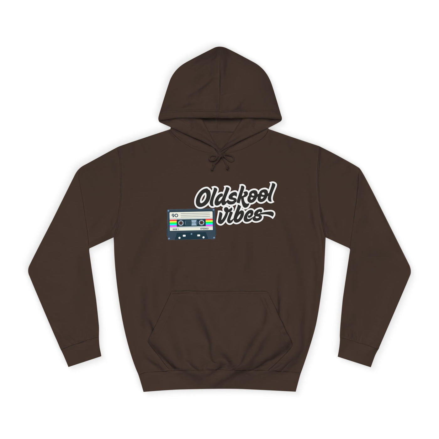 Oldskool Vibes- Hooded Sweatshirt - 'Oldskool' Graphic