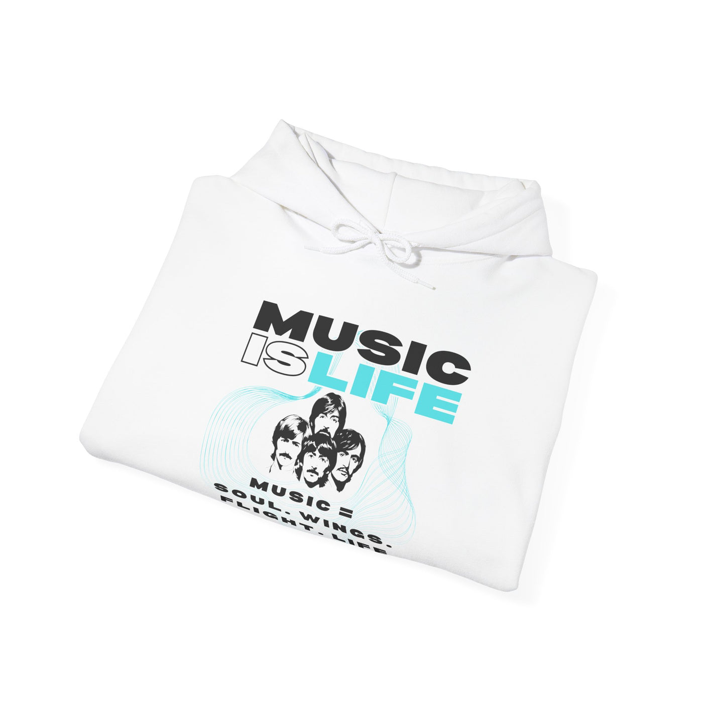 Music is Life Hoodie - Unisex Heavy Blend™ Sweatshirt