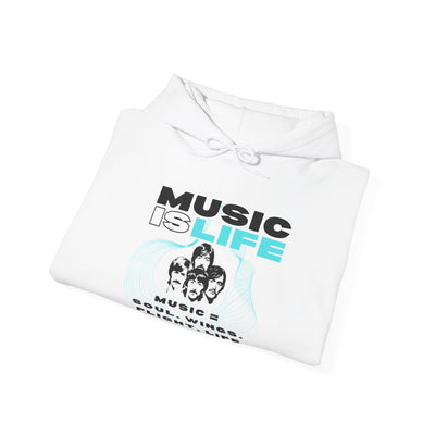 Music is Life Hoodie - Unisex Heavy Blend™ Sweatshirt