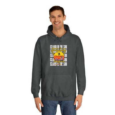 Vibrant College Spirit Hoodie, Unisex College Hoodie