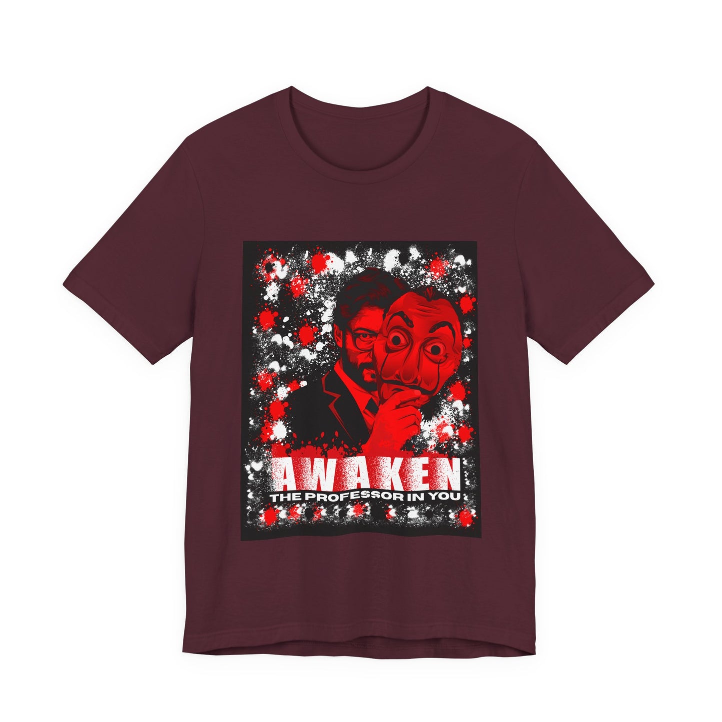 Awaken the Professor heist money Unisex Jersey Tee - Inspirational Graphic T-Shirt