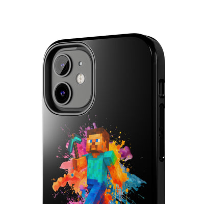 Minecraft Inspired Tough Phone Case - Handyhülle  "Bock auf anders" Colorful Gamer Design