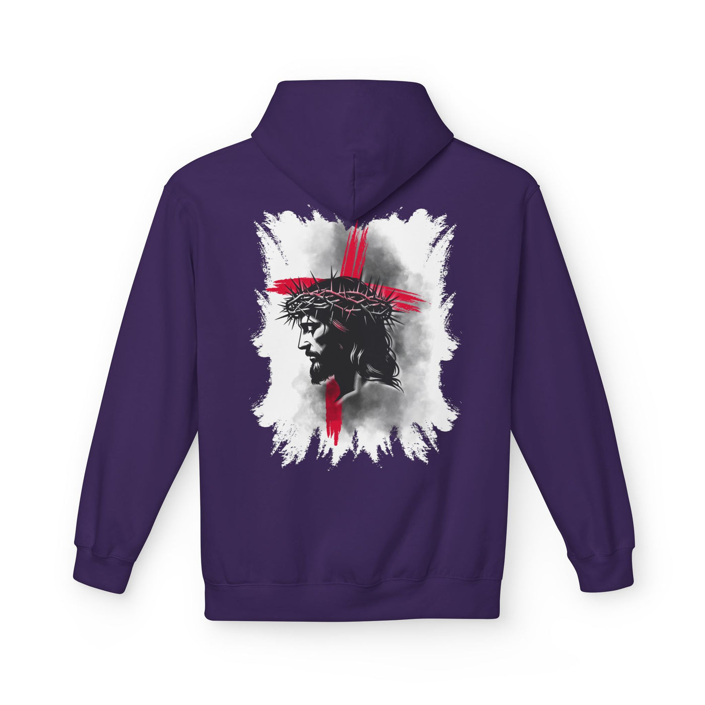 Faith-Inspired Hoodie: Blessed, Saved, Loved - Christian JESUS